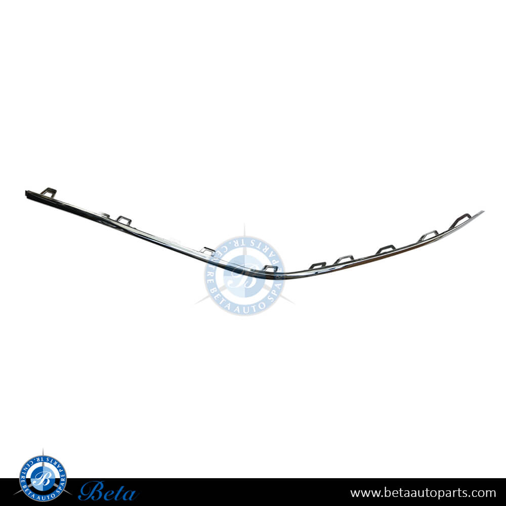 Left Side Front Bumper Lower Moulding Normal AMG - Chrome for Mercedes GLE-Class 2024-Up models, Part Number 1678851710 Left Side Front Bumper Lower Moulding Normal AMG - Chrome for Mercedes GLE-Class 2024-Up models, Part Number 1678851710